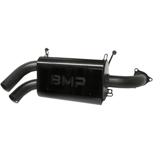 Black Double Barrel Slip-On Muffler 2014-2020 xp 1000
